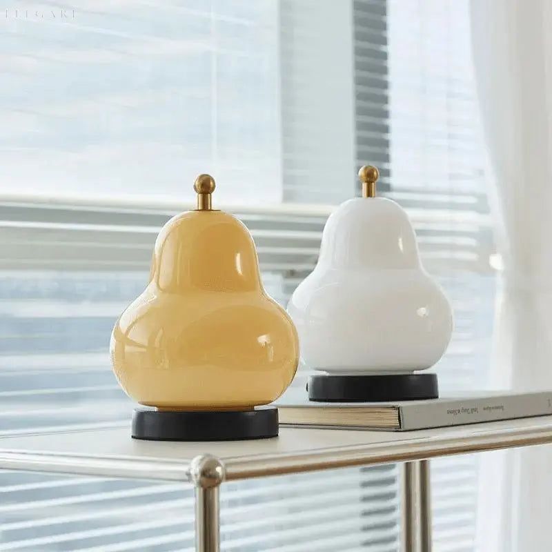 Pear - Elegante und stilvolle wiederaufladbare Tischlampe - Elegare - DEA139 -   