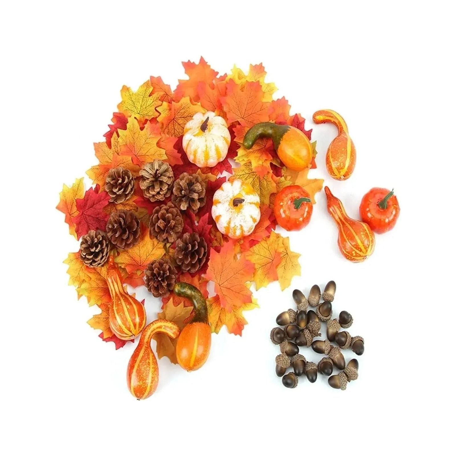 PumpkinCharm Decor - Künstliche Herbstdeko Kürbis für Halloween Elegare