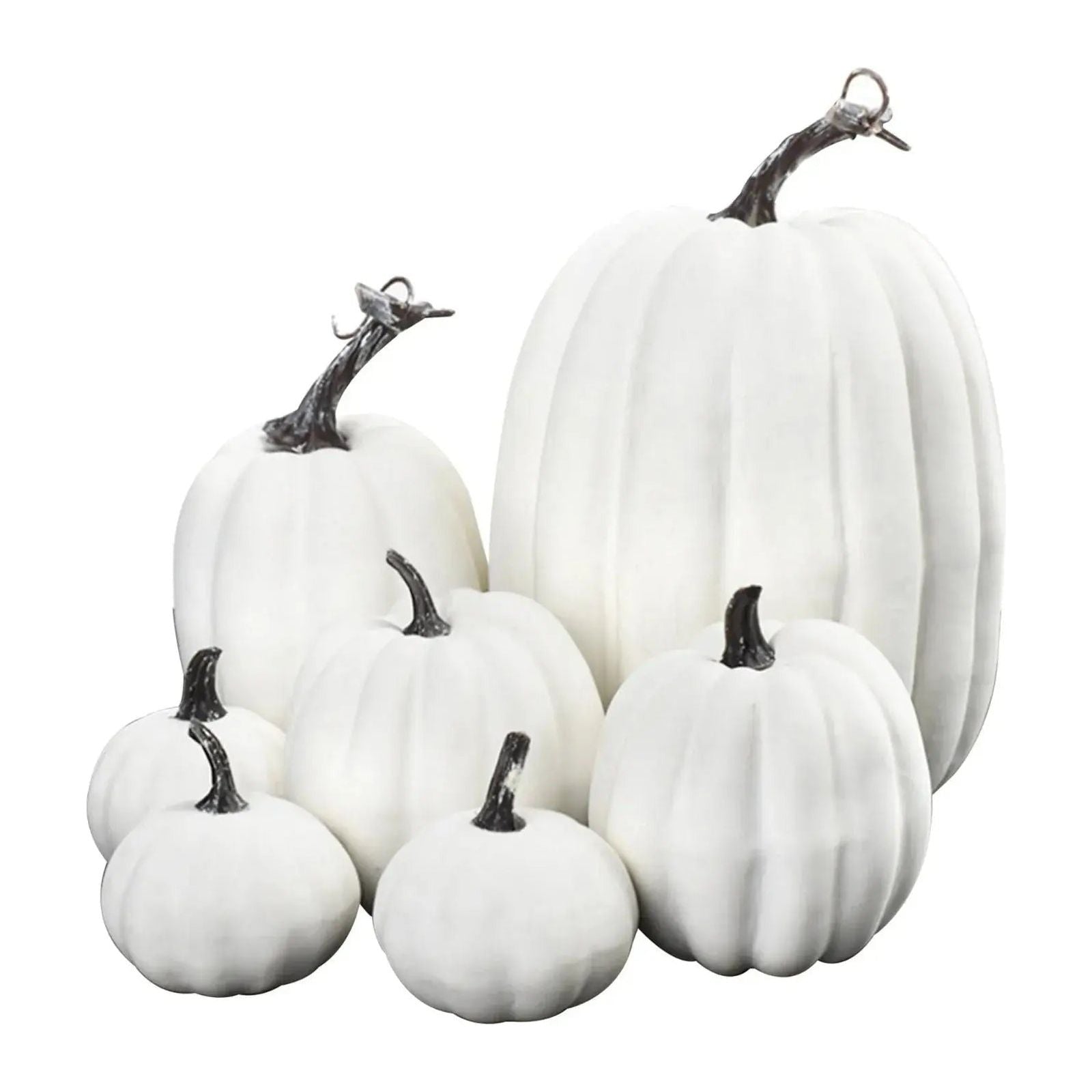 PumpkinCharm Decor - Künstliche Herbstdeko Kürbis für Halloween Elegare