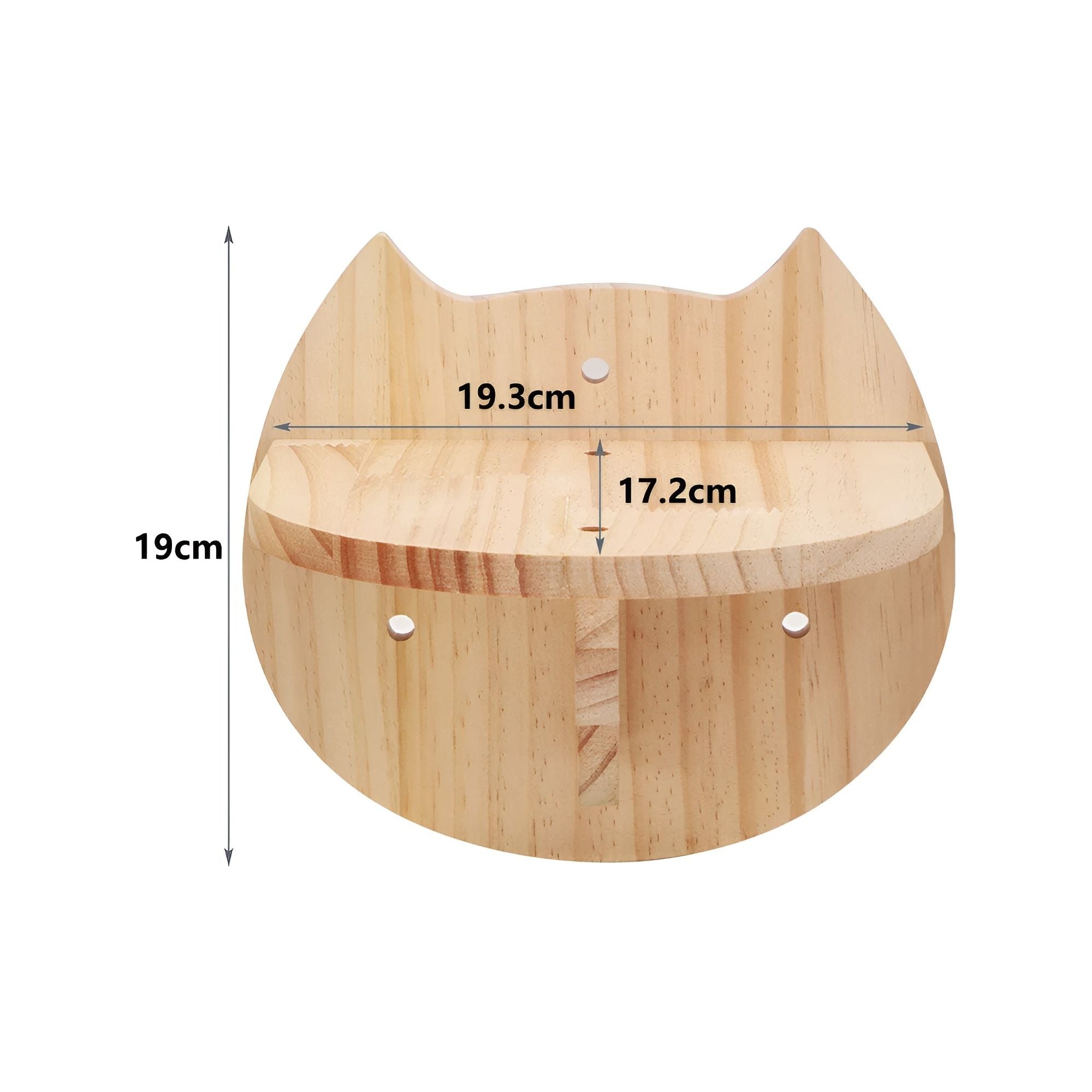 PurrMount Board - Wandmontiertes Katzen-Kletterbrett mit Kratzbaum - Elegare