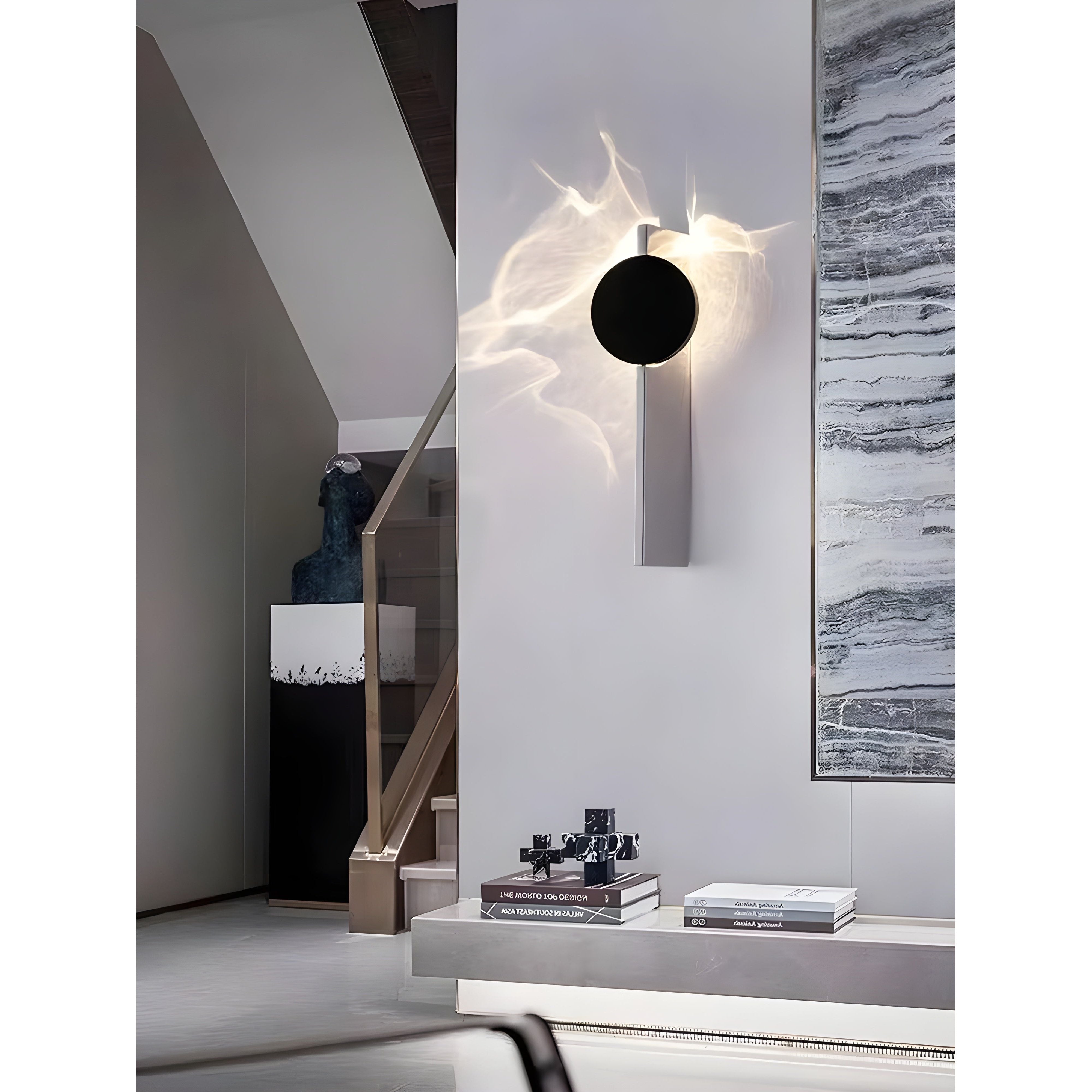 Stellar Light - Luxus Edelstahl Wandlampe für Zuhause