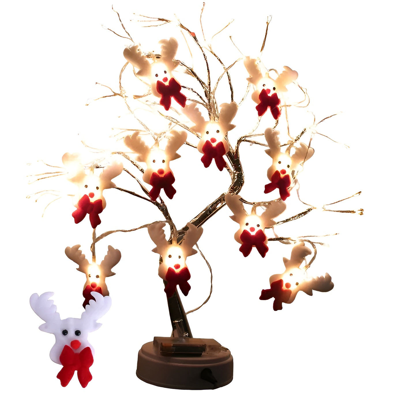 Schneemann Lichterkette – Festliche Weihnachtsbeleuchtung | Dekorative Anhänger für Tannenbaum