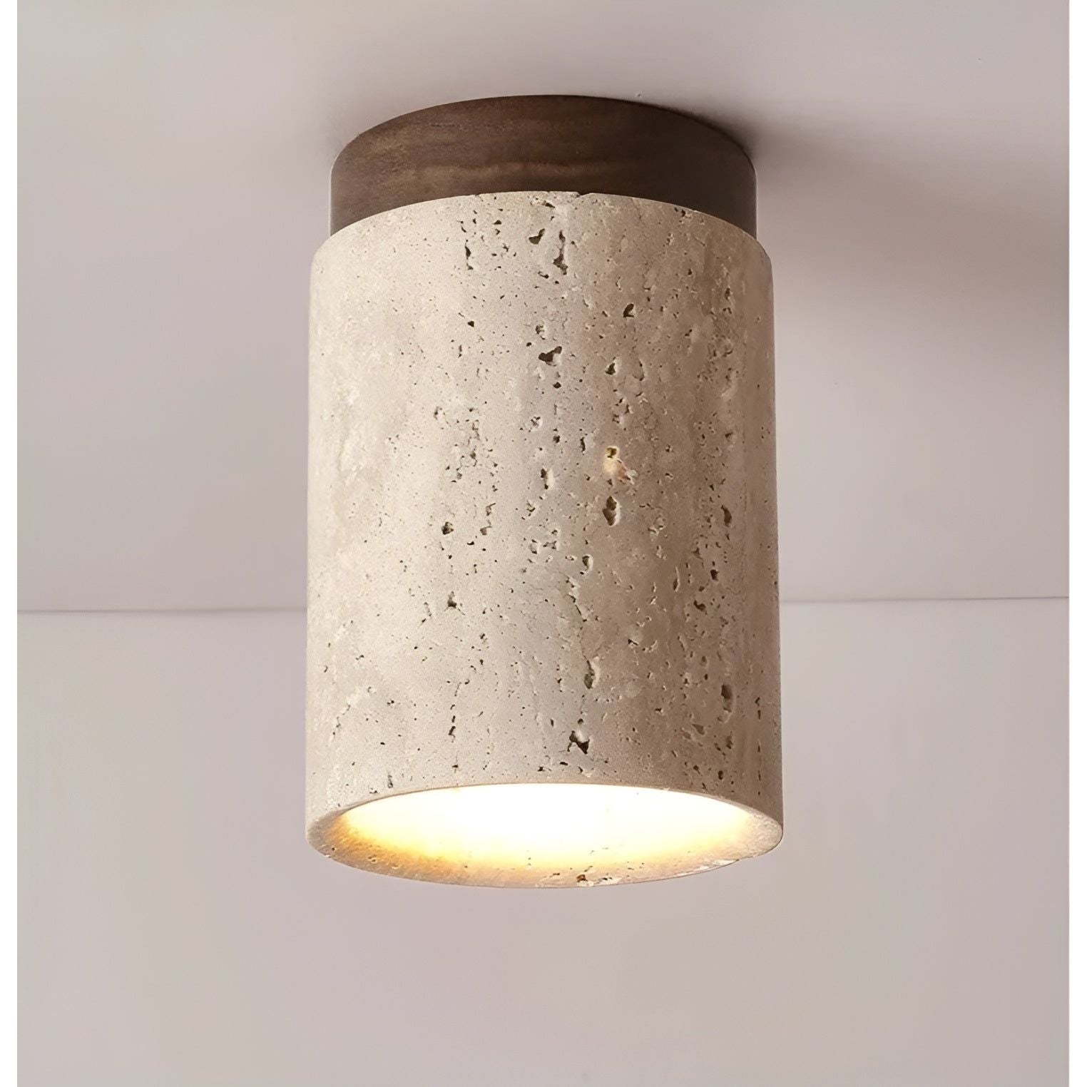 RusticAura Lights - Runde Wabi Sabi Japanische Designlampe Elegare