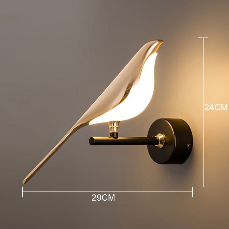 BirdGlow Light - Drehbare LED-Wandleuchten für Zuhause Elegare