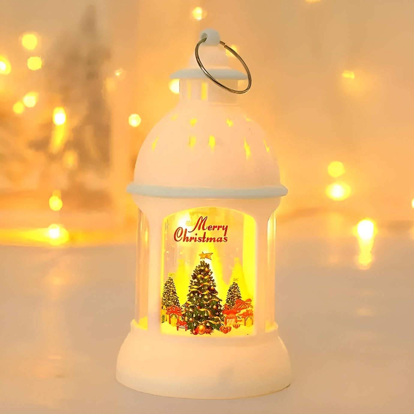 LED Weihnachtslaterne – Magische Dekoration mit Warmem Licht | Perfekt für Festliche Stimmung