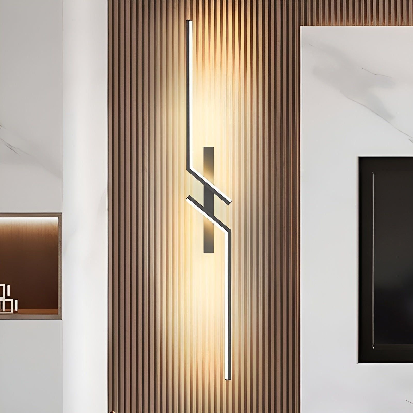 ModernLine Light - Moderne minimalistische Hintergrund-Deko LED-Wandlampe Elegare