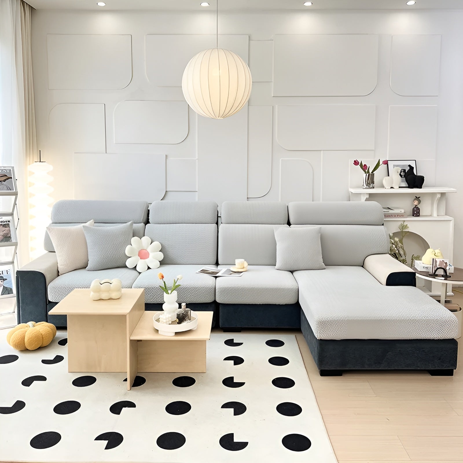 Elastische Sofahülle – Wasserabweisend und Passgenau | Schützender Bezug aus Stretchstoff