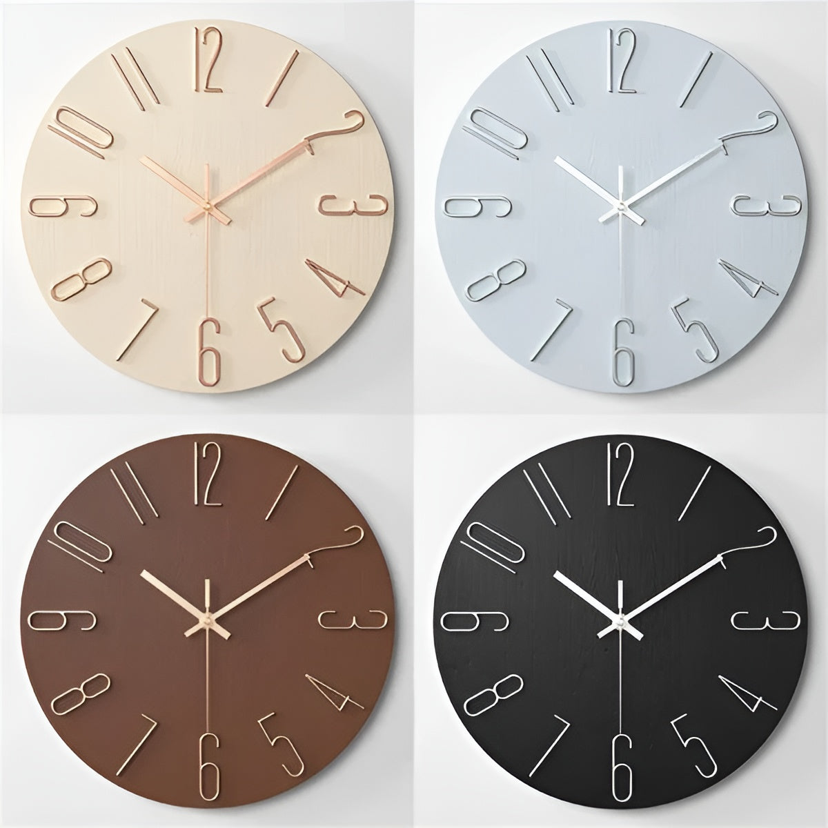 3D Wanduhr – Modern und Elegant | Dekorative Wanduhr für Wohnzimmer und Büro