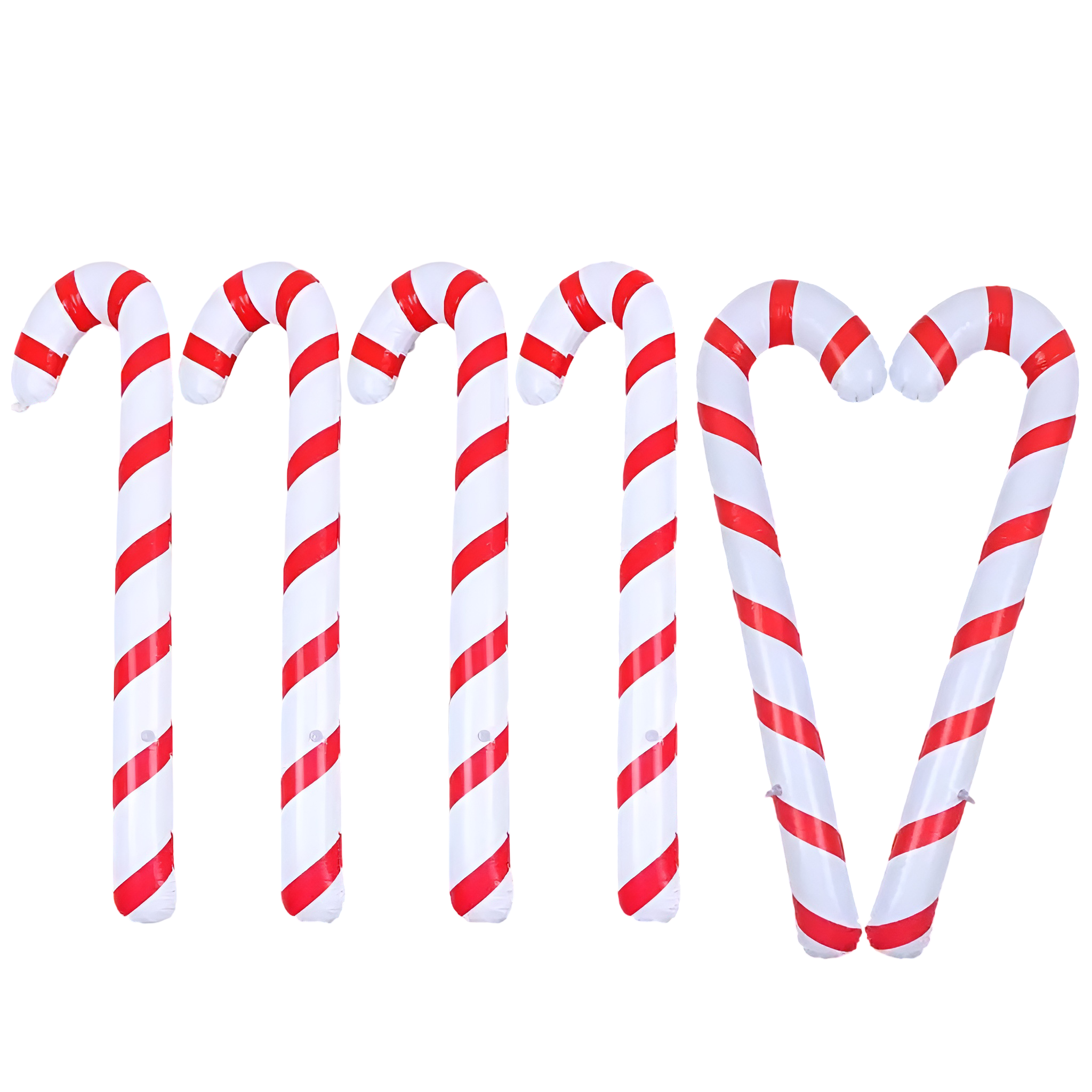 Aufblasbare Weihnachts-Zuckerstangen – Dekorativ und Wiederverwendbar | Perfekt für Innen & Außen