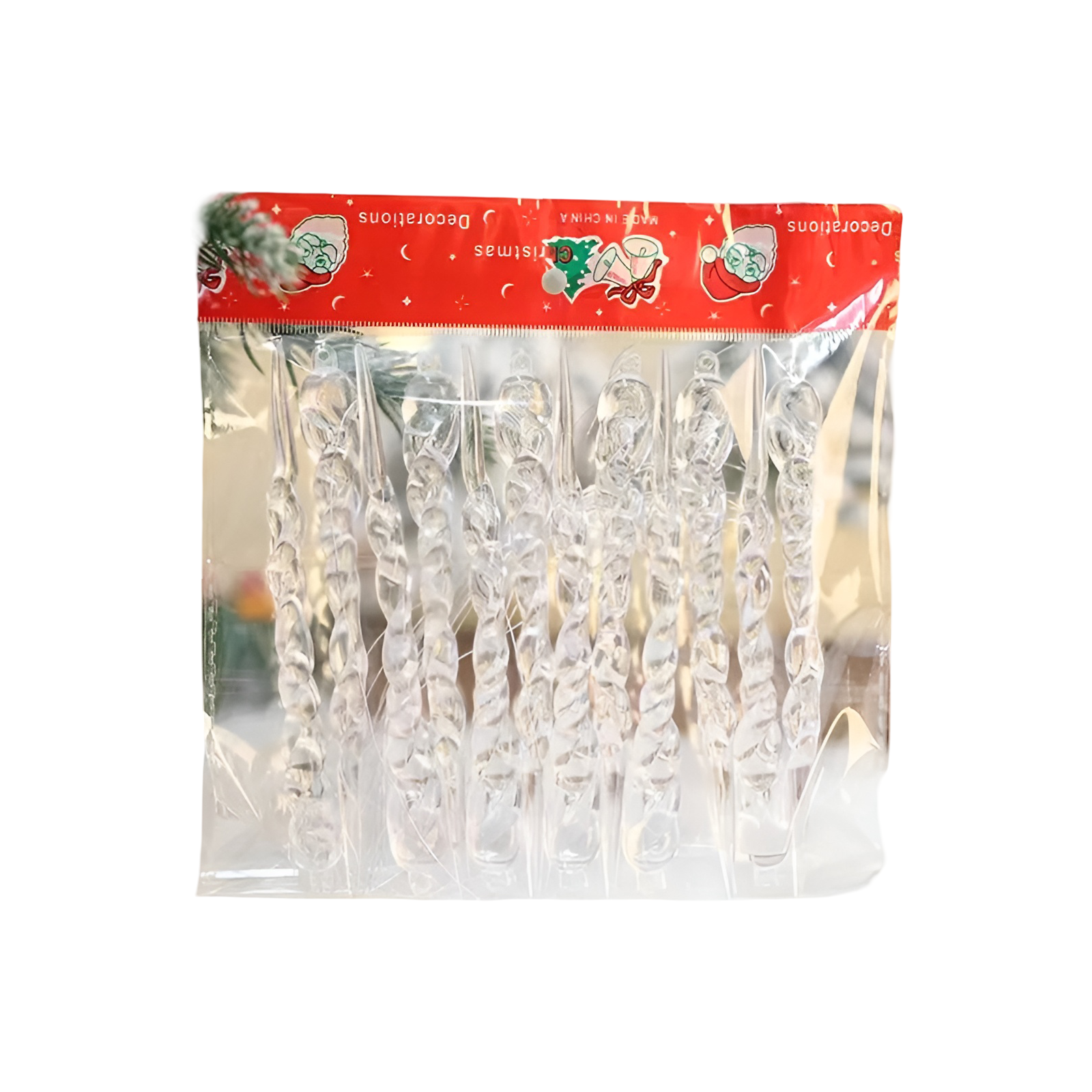 Kristall-Eiszapfen Anhänger – Elegante Weihnachtsdeko | Glänzend und Luxuriös