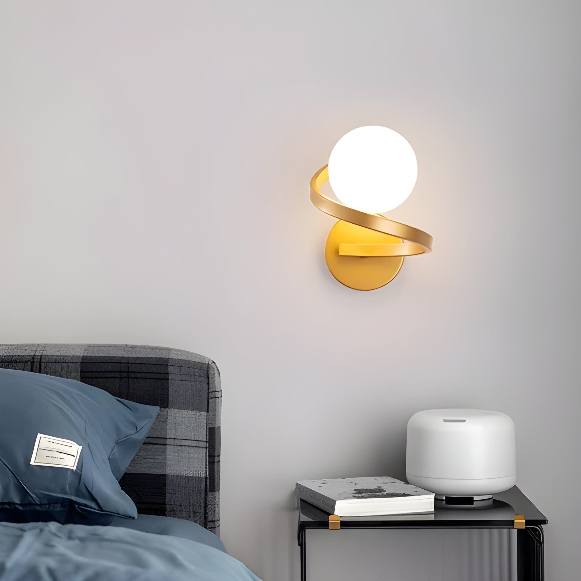 NordicLuxe Wall Light – Moderne Spiral-Wandleuchte für Ihr Zuhause