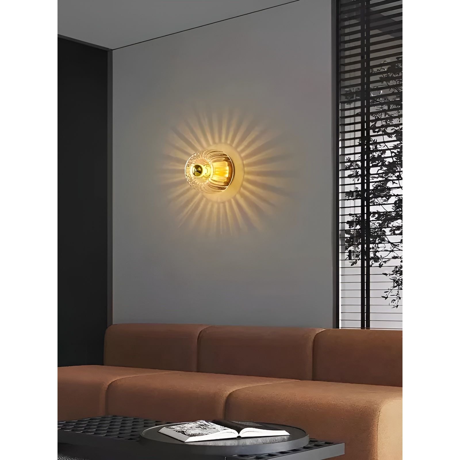 ScandiShine Light - Moderne Skandinavische Glas Wandleuchte