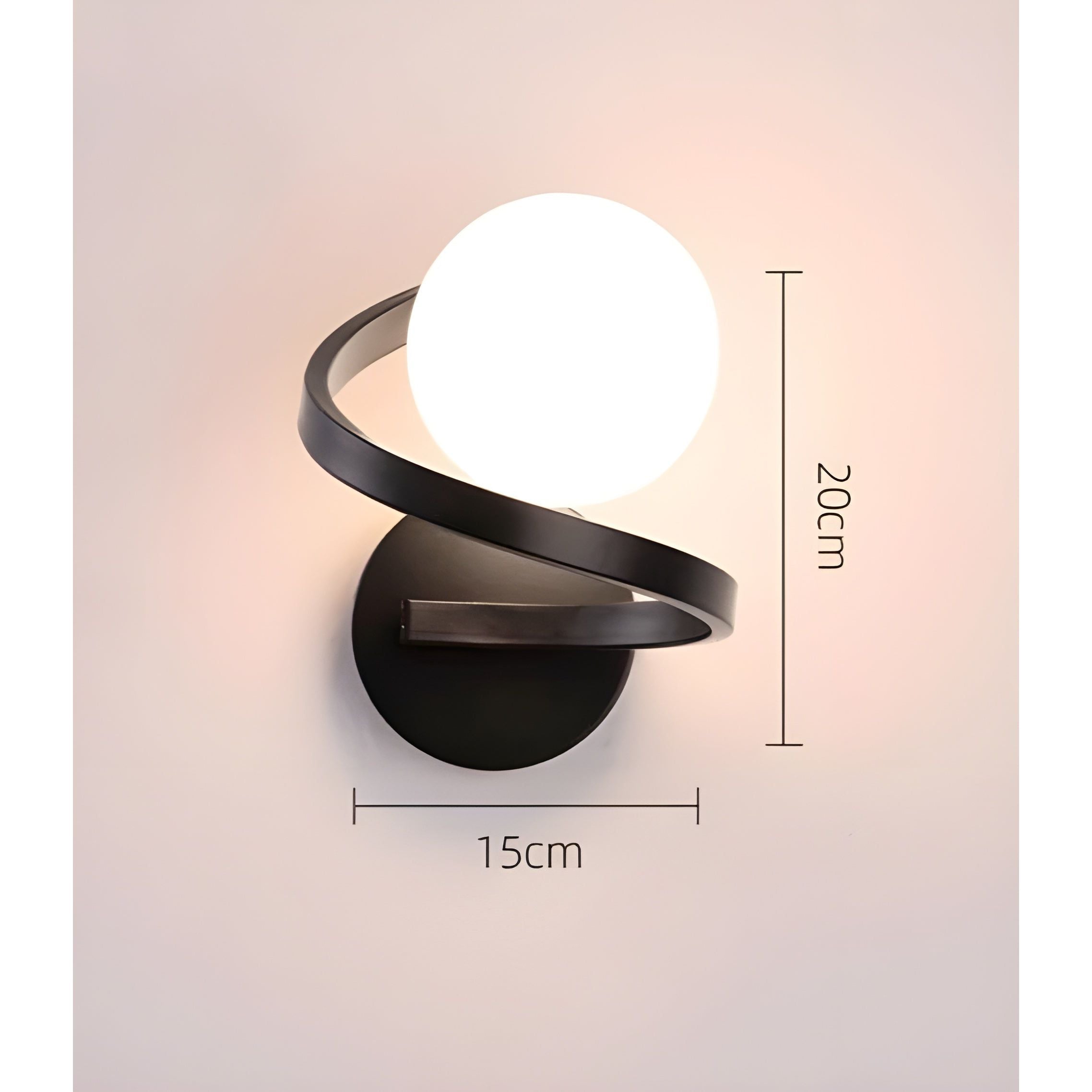 NordicLuxe Wall Light – Moderne Spiral-Wandleuchte für Ihr Zuhause