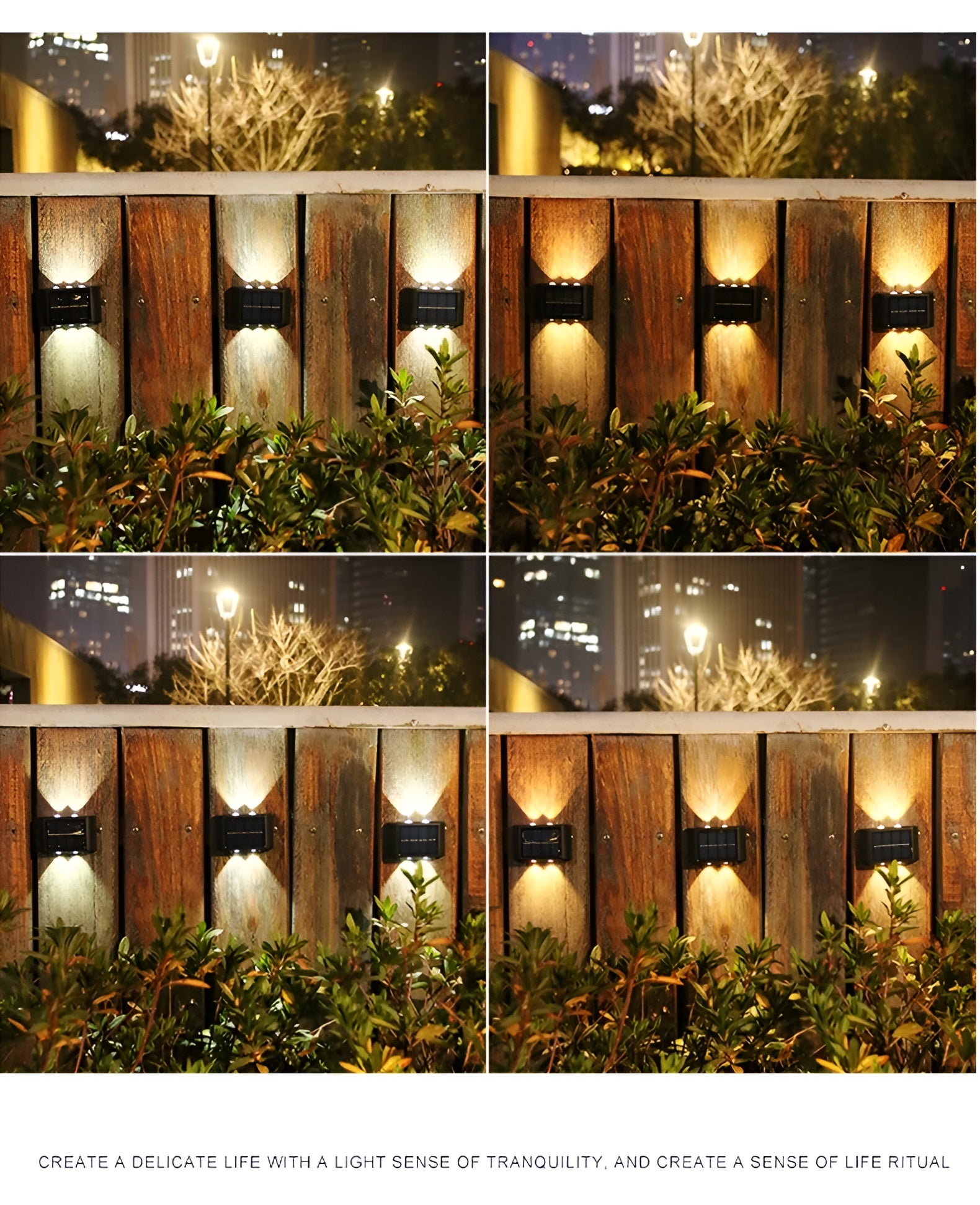 Solar Wandleuchte mit Bewegungsmelder – LED Außenbeleuchtung für Haus & Garten