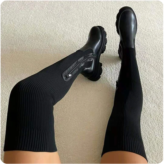 Sexy Lederstiefel für Frauen 2024 Neuheits-Kollektion - Elegare