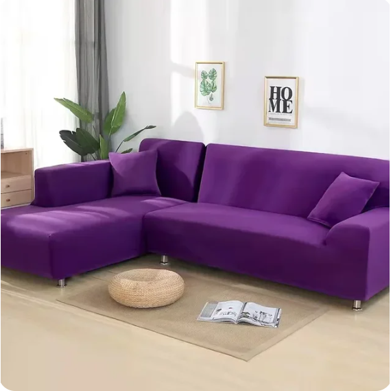 Einfarbige Sofa Bezüge Lassen Sie Ihr Wohnzimmer in Blau Erstrahlen - Elegare