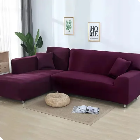 Einfarbige Sofa Bezüge Lassen Sie Ihr Wohnzimmer in Blau Erstrahlen - Elegare