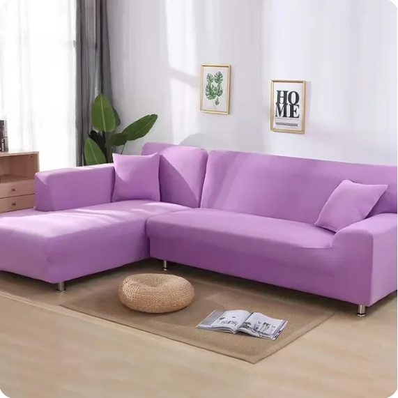 Einfarbige Sofa Bezüge Lassen Sie Ihr Wohnzimmer in Blau Erstrahlen - Elegare