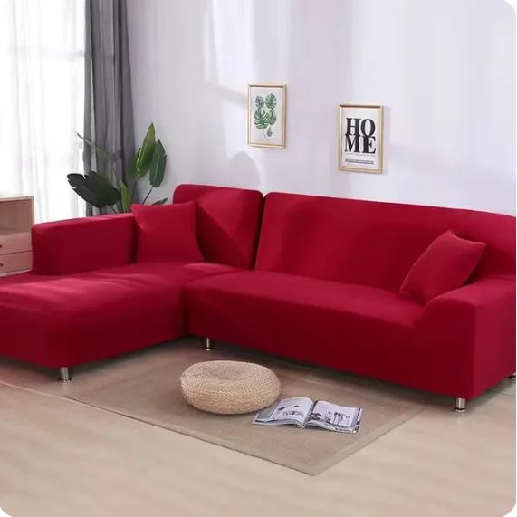 Einfarbige Sofa Bezüge Lassen Sie Ihr Wohnzimmer in Blau Erstrahlen - Elegare