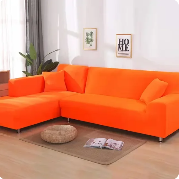 Einfarbige Sofa Bezüge Lassen Sie Ihr Wohnzimmer in Blau Erstrahlen - Elegare