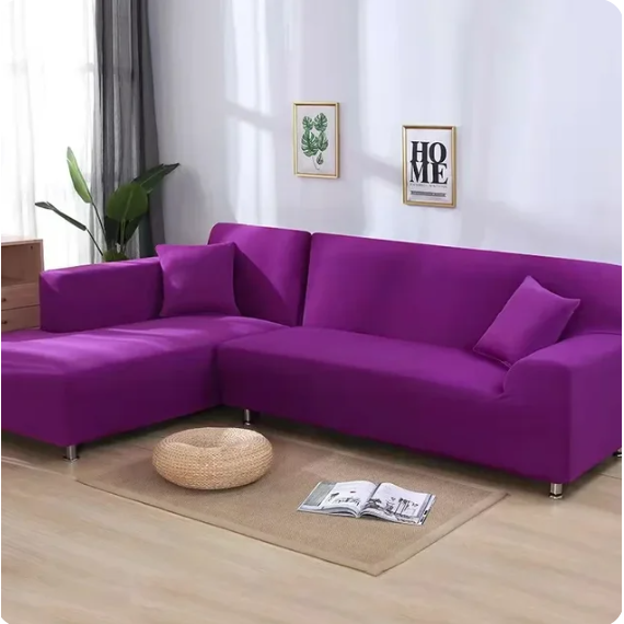 Einfarbige Sofa Bezüge Lassen Sie Ihr Wohnzimmer in Blau Erstrahlen - Elegare