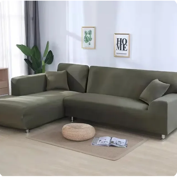 Einfarbige Sofa Bezüge Lassen Sie Ihr Wohnzimmer in Blau Erstrahlen - Elegare