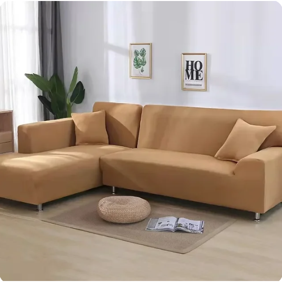 Einfarbige Sofa Bezüge Lassen Sie Ihr Wohnzimmer in Blau Erstrahlen - Elegare