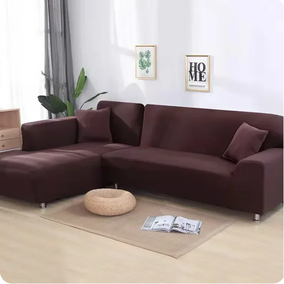 Einfarbige Sofa Bezüge Lassen Sie Ihr Wohnzimmer in Blau Erstrahlen - Elegare