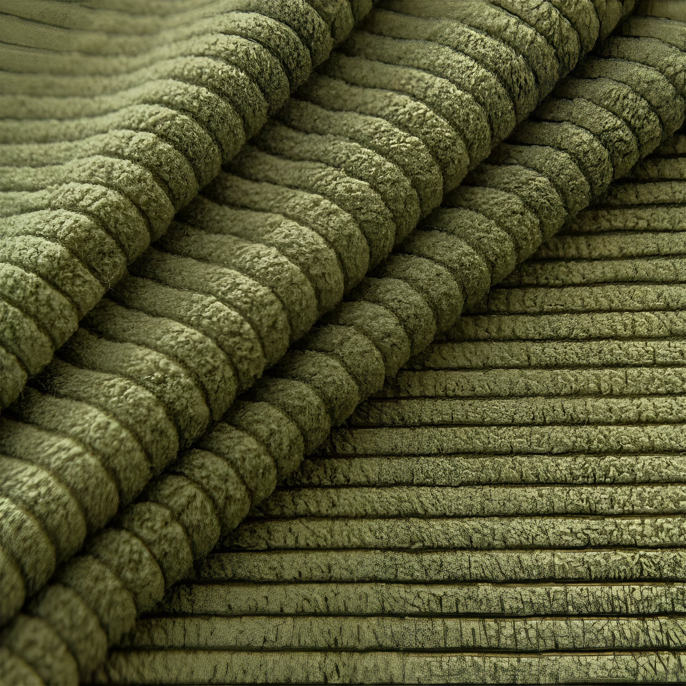 Sofaüberwurf aus Cord – Dehnbar & Kratzfest | Vertikales Streifendesign