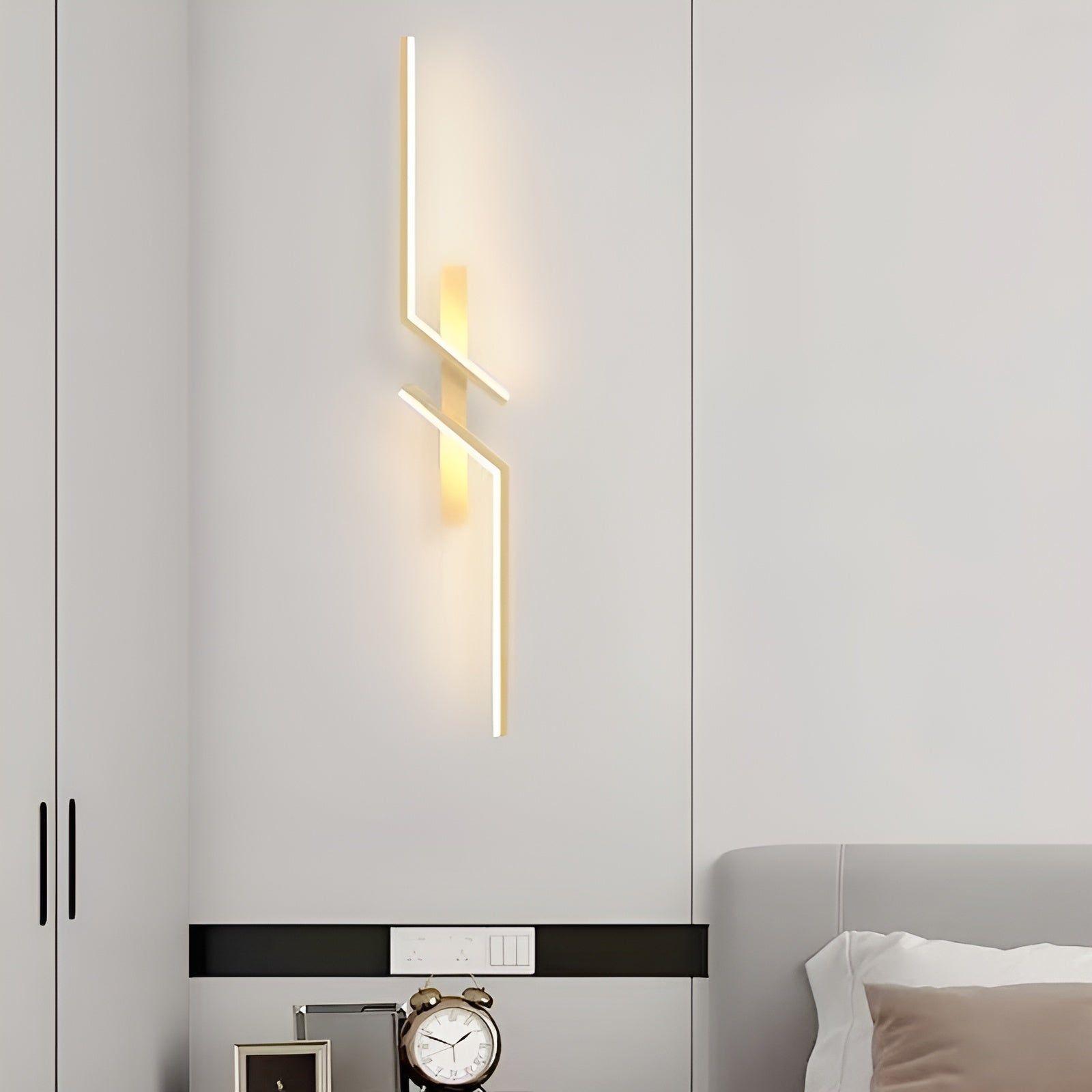 ModernLine Light - Moderne minimalistische Hintergrund-Deko LED-Wandlampe Elegare