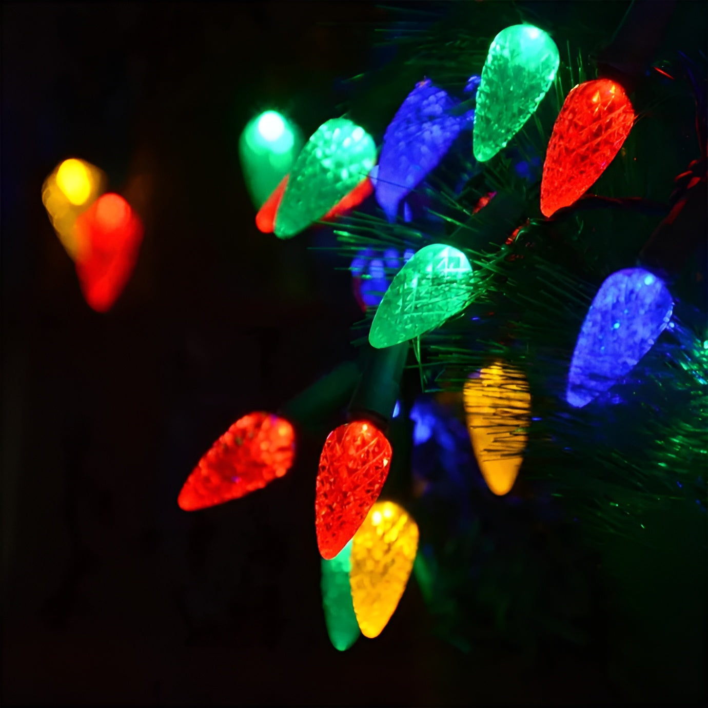 Lichterkette für Weihnachten – Dekorative LUXUS-Girlande mit 8 Lichtmodi | Perfekt für Innen & Außen