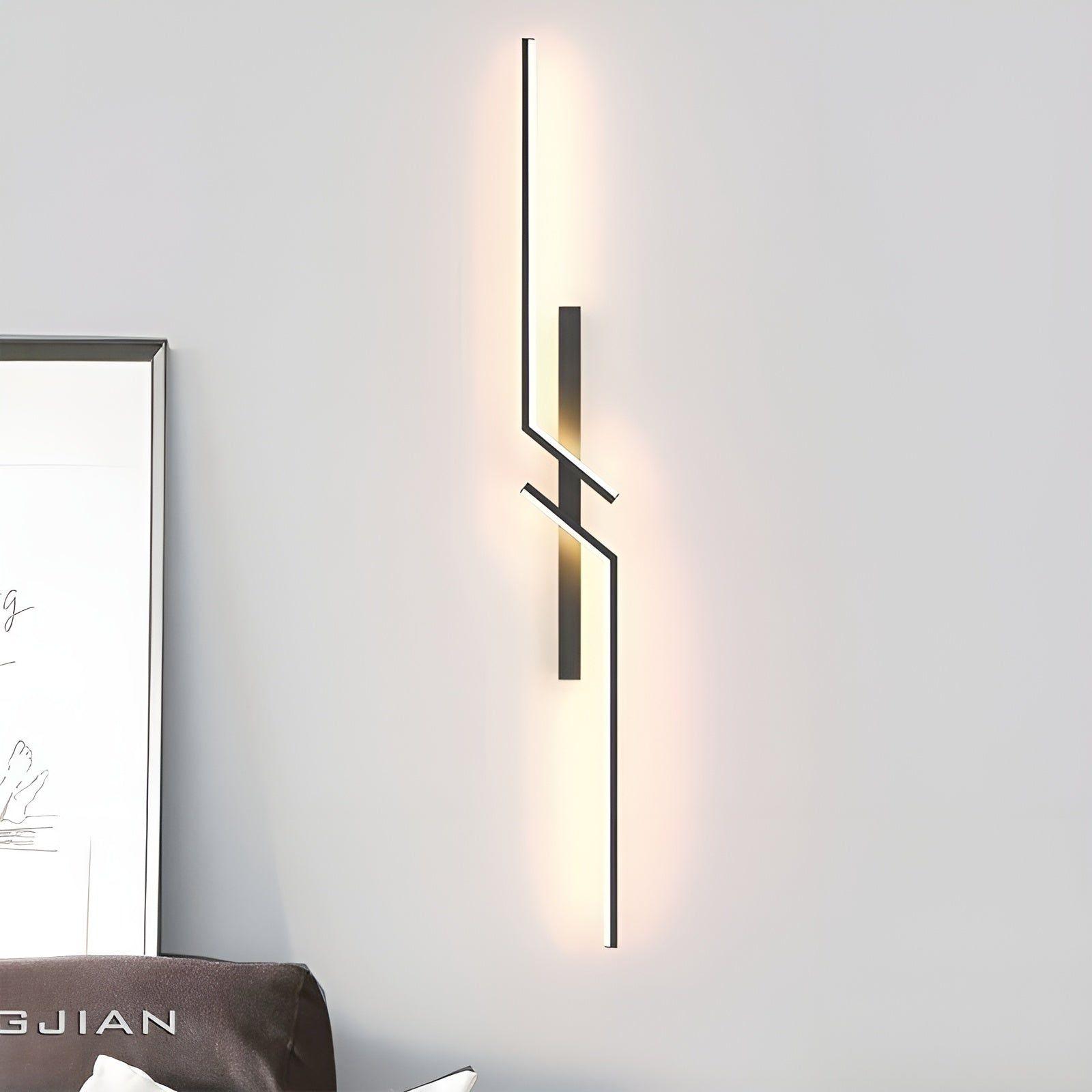 ModernLine Light - Moderne minimalistische Hintergrund-Deko LED-Wandlampe Elegare