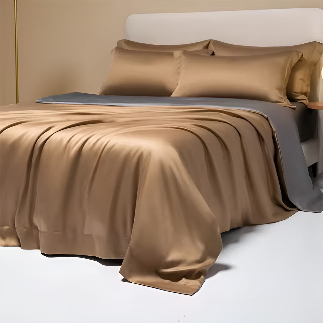 SilkLuxe Set - Ultra Breathable Organic Bamboo Duvet Cover Set Elegare