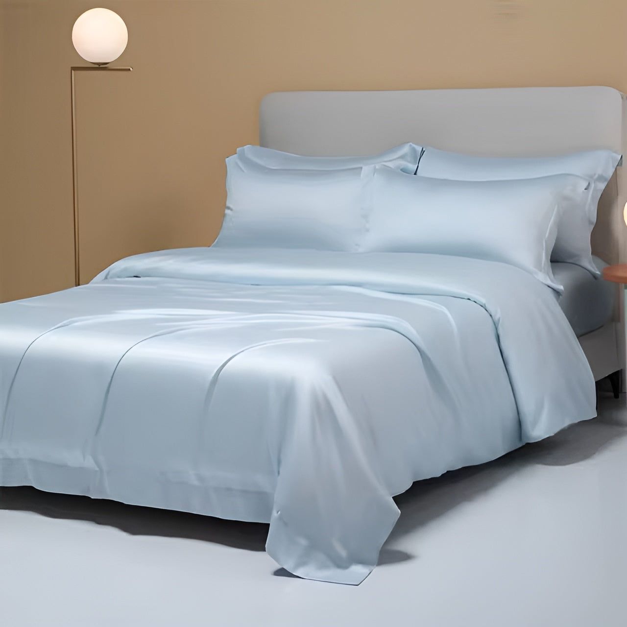 SilkLuxe Set - Ultra Breathable Organic Bamboo Duvet Cover Set Elegare