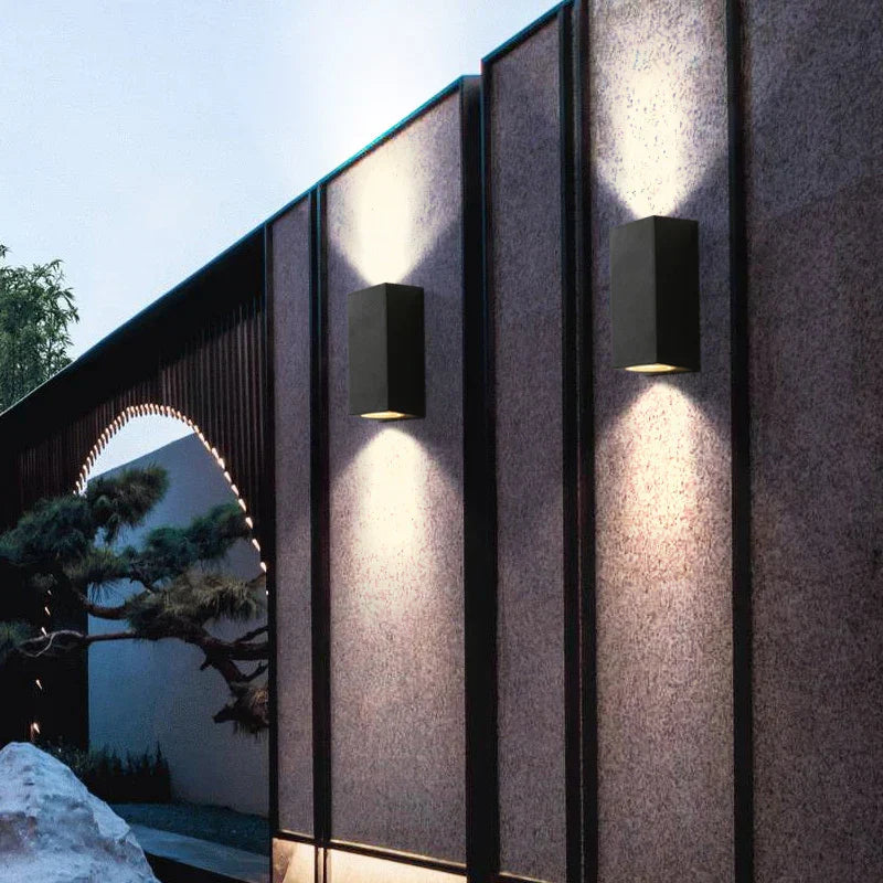 Seralyn Außenwandleuchte – Moderne Wandlampe für Außenbereich, IP65, LED, Ansicht 2