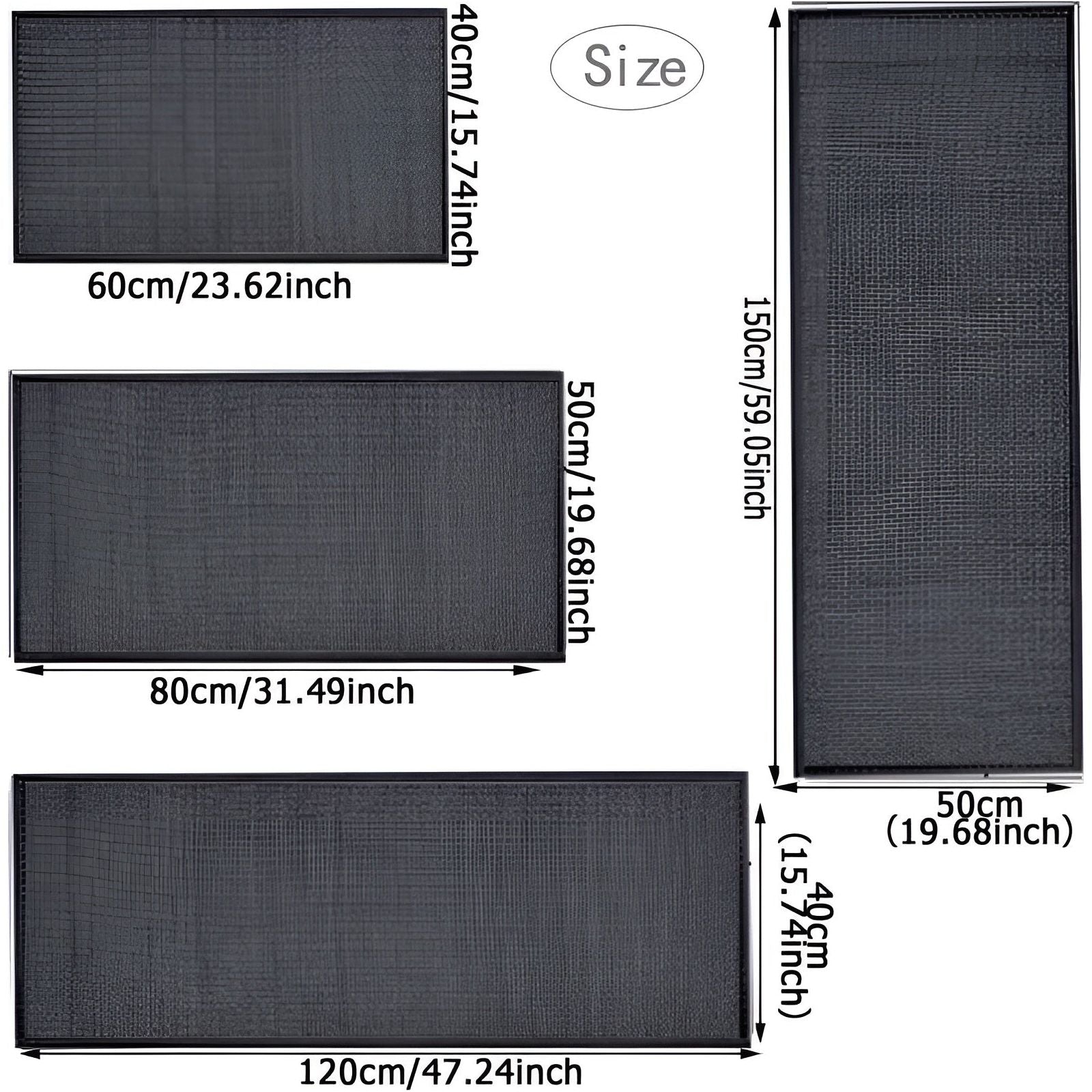 StepEase Matte - Home Kitchecn Rutschfeste Läufer Teppiche Elegare