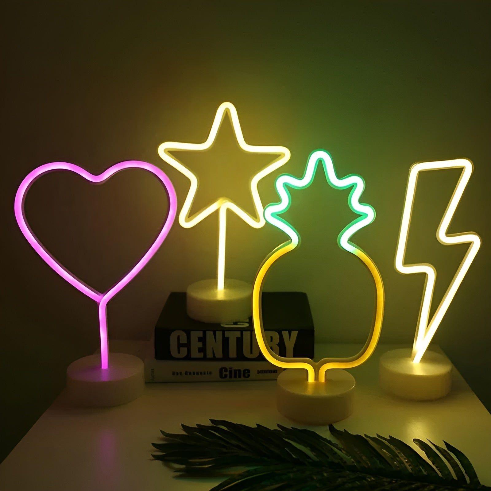 SignBright Light - Haus und Bar Dekoration Neon Zeichen Beleuchtung mit Basis Elegare