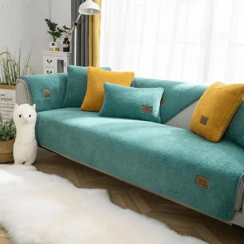 Stofi - Sofabezug | Geben Sie Ihrem Sofa ein zweites Leben! - Elegare - DEA111 -  Grün-30x50cm-Kopfkissenbezüge 