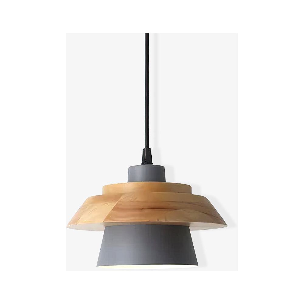 NordicMacaron Light - Moderne Nordische Holz Macaron Hängende Deckenleuchte