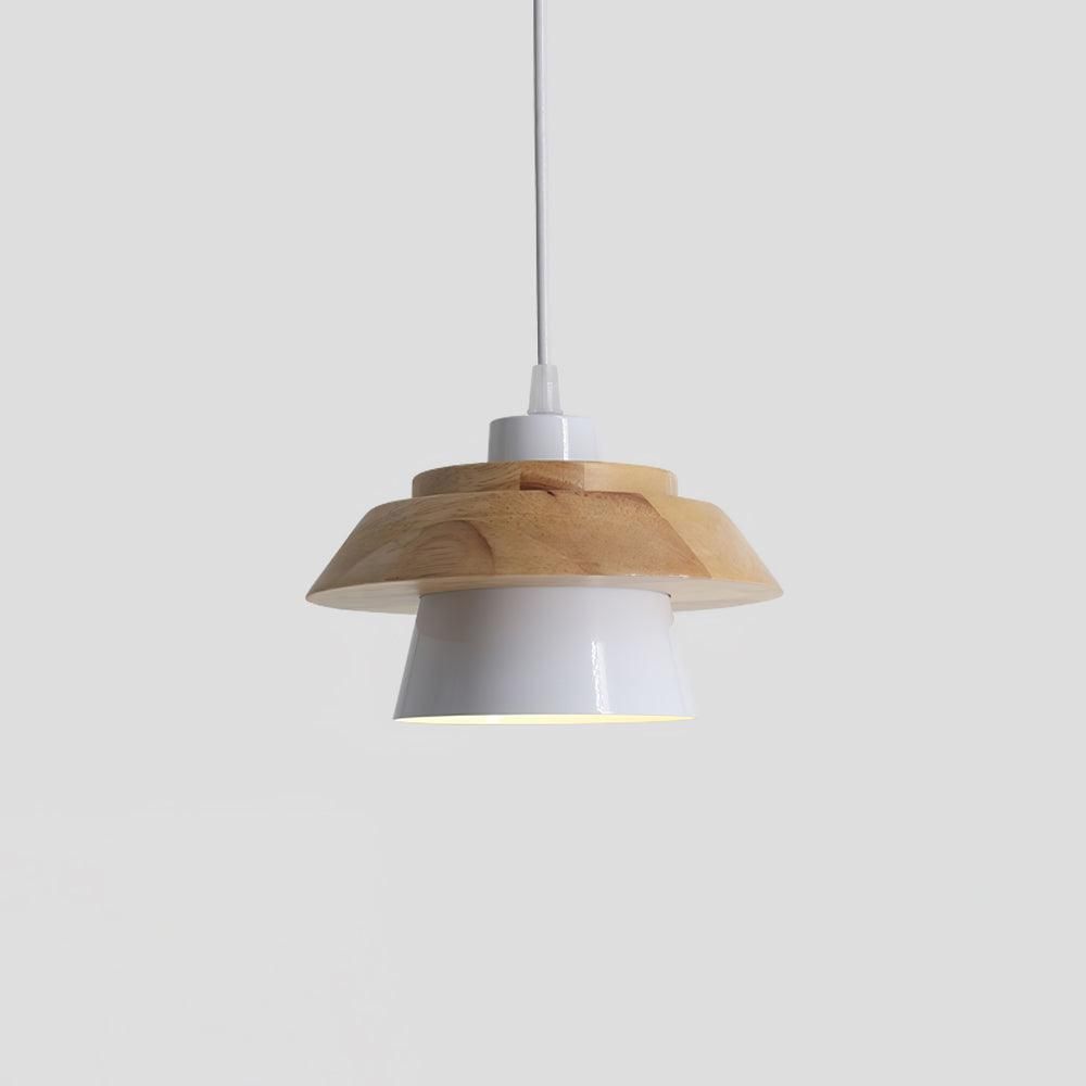 NordicMacaron Light - Moderne Nordische Holz Macaron Hängende Deckenleuchte