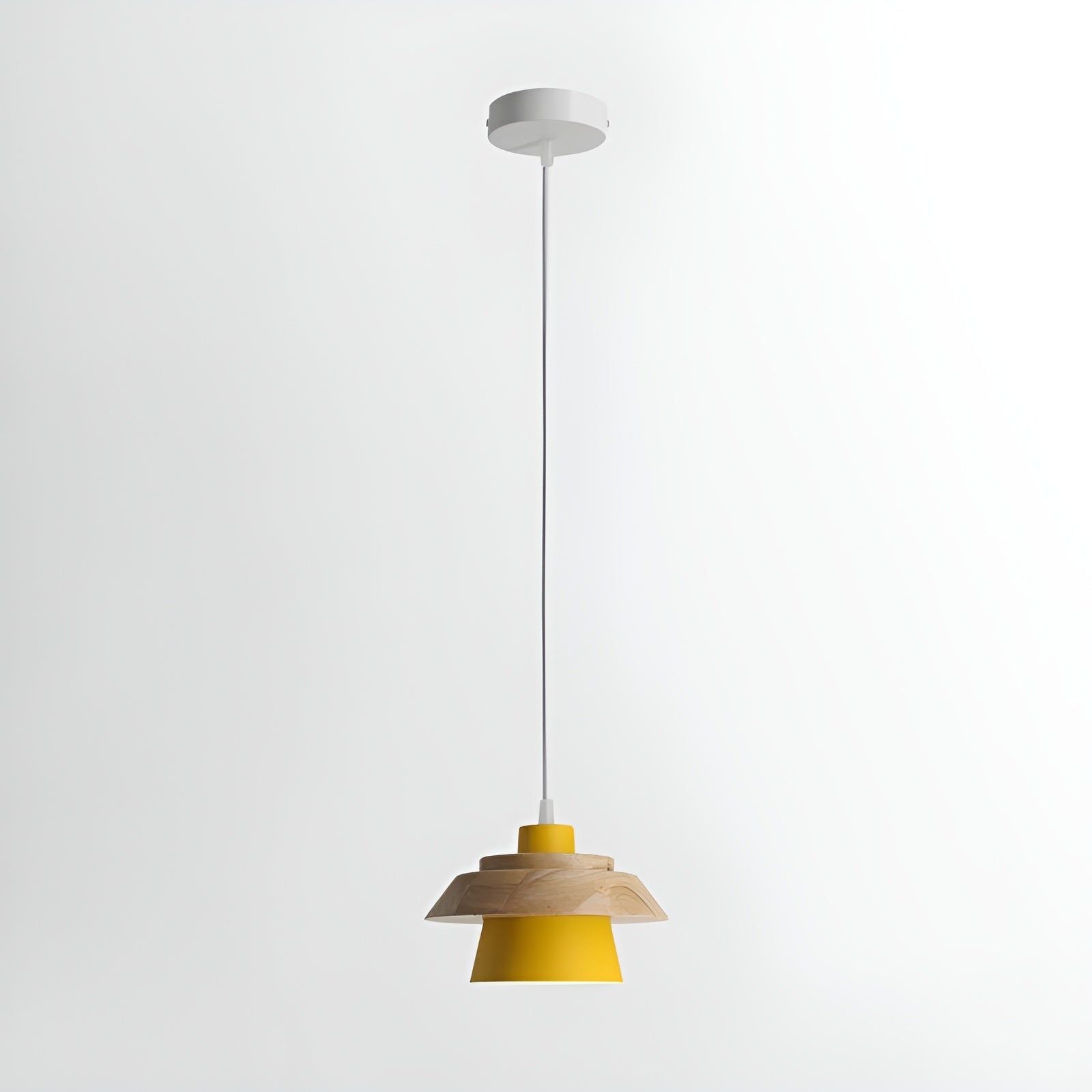 NordicMacaron Light - Moderne Nordische Holz Macaron Hängende Deckenleuchte