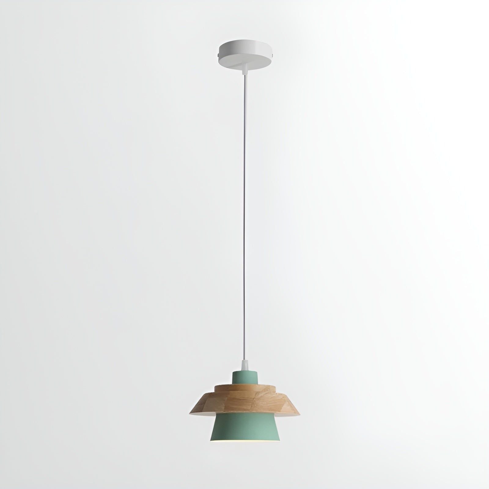 NordicMacaron Light - Moderne Nordische Holz Macaron Hängende Deckenleuchte