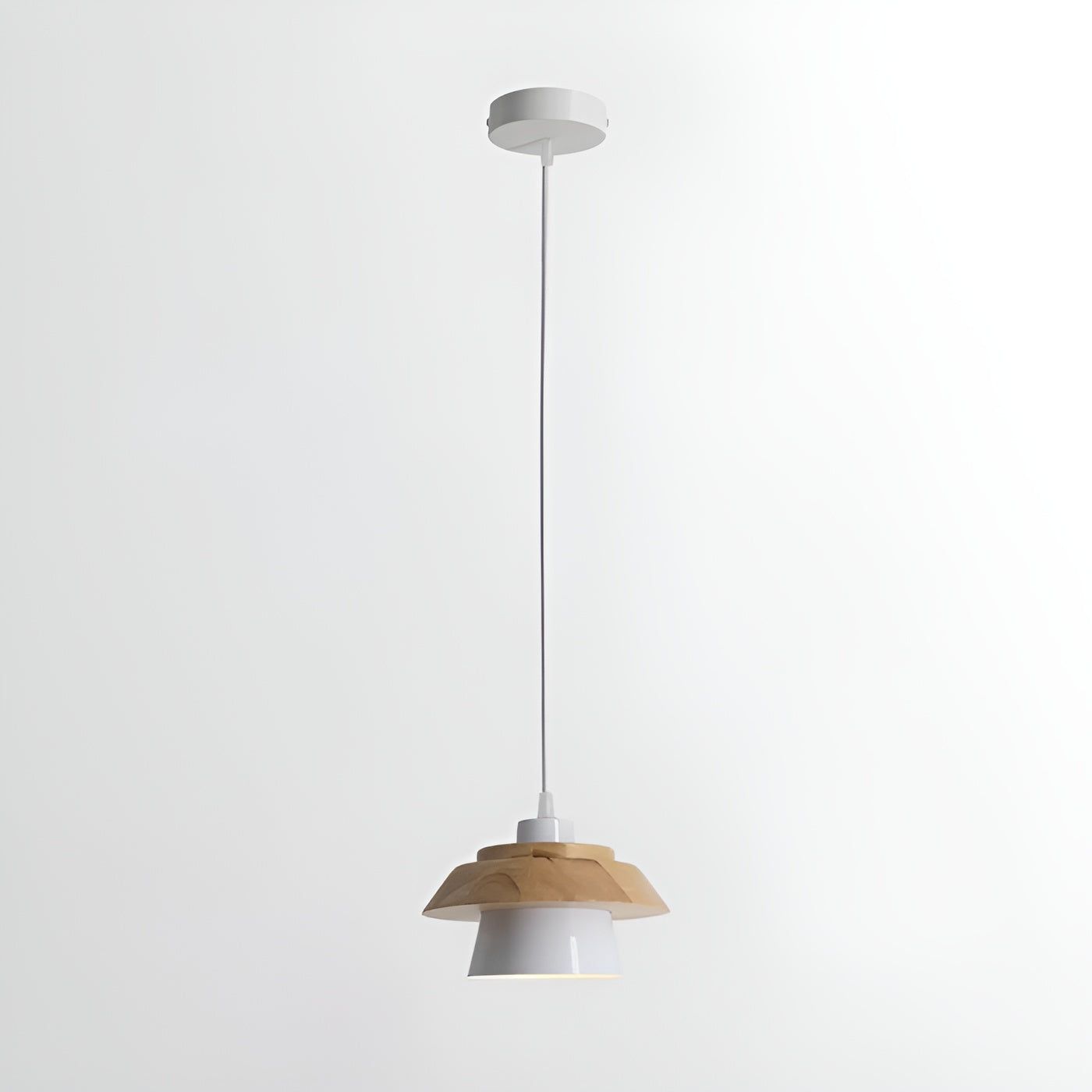 NordicMacaron Light - Moderne Nordische Holz Macaron Hängende Deckenleuchte