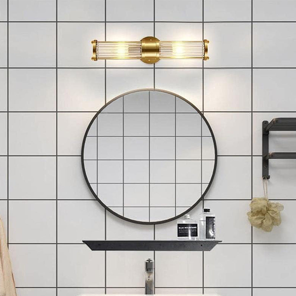 Klassische LED-Wandleuchte mit Goldglanz – Elegante Wandlampe für Wohnzimmer und Schlafzimmer, warmweißes Licht, Ansicht 3