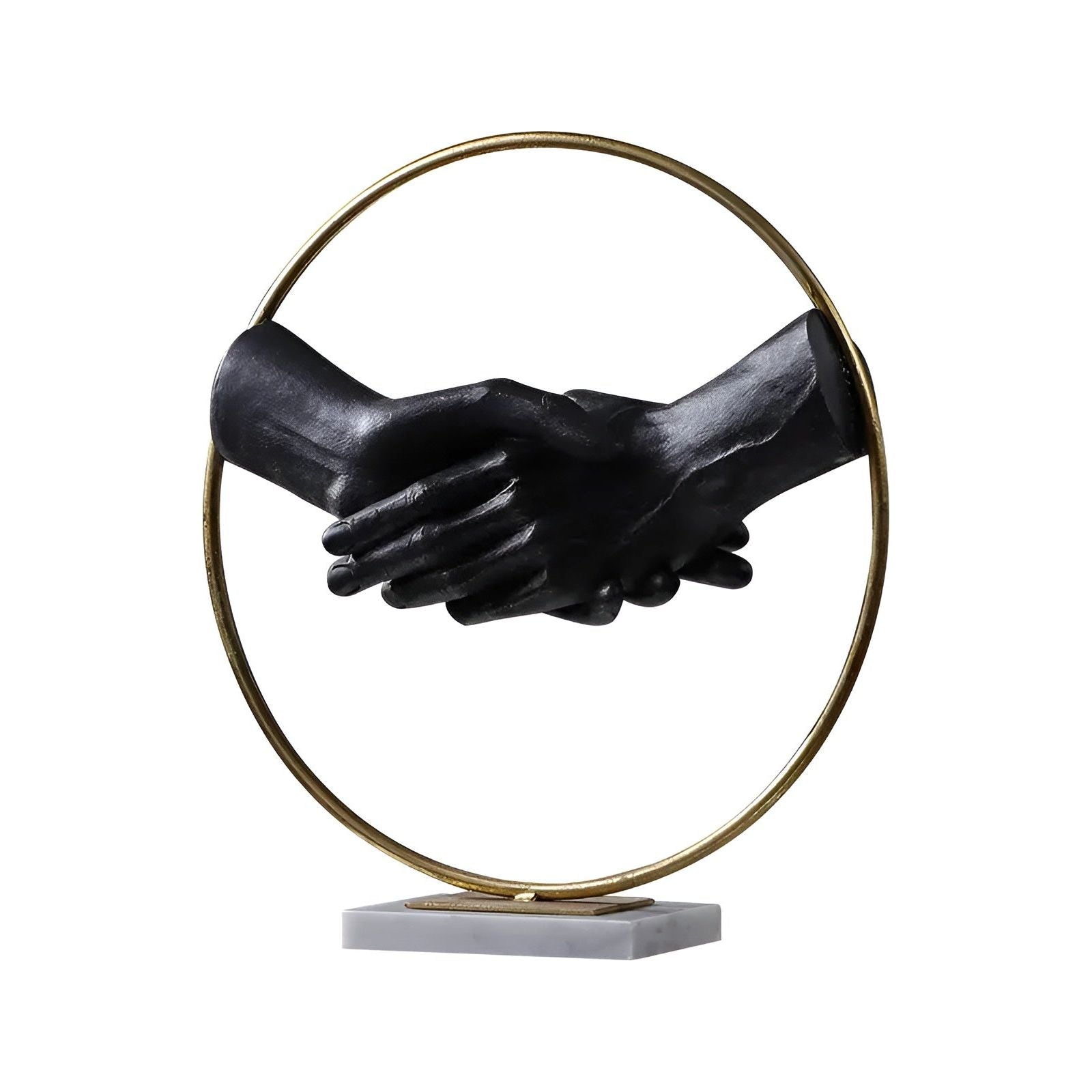 Handshake Decor - Kreative Shaking Hands Statue für Luxuriöse Dekoration - Elegare