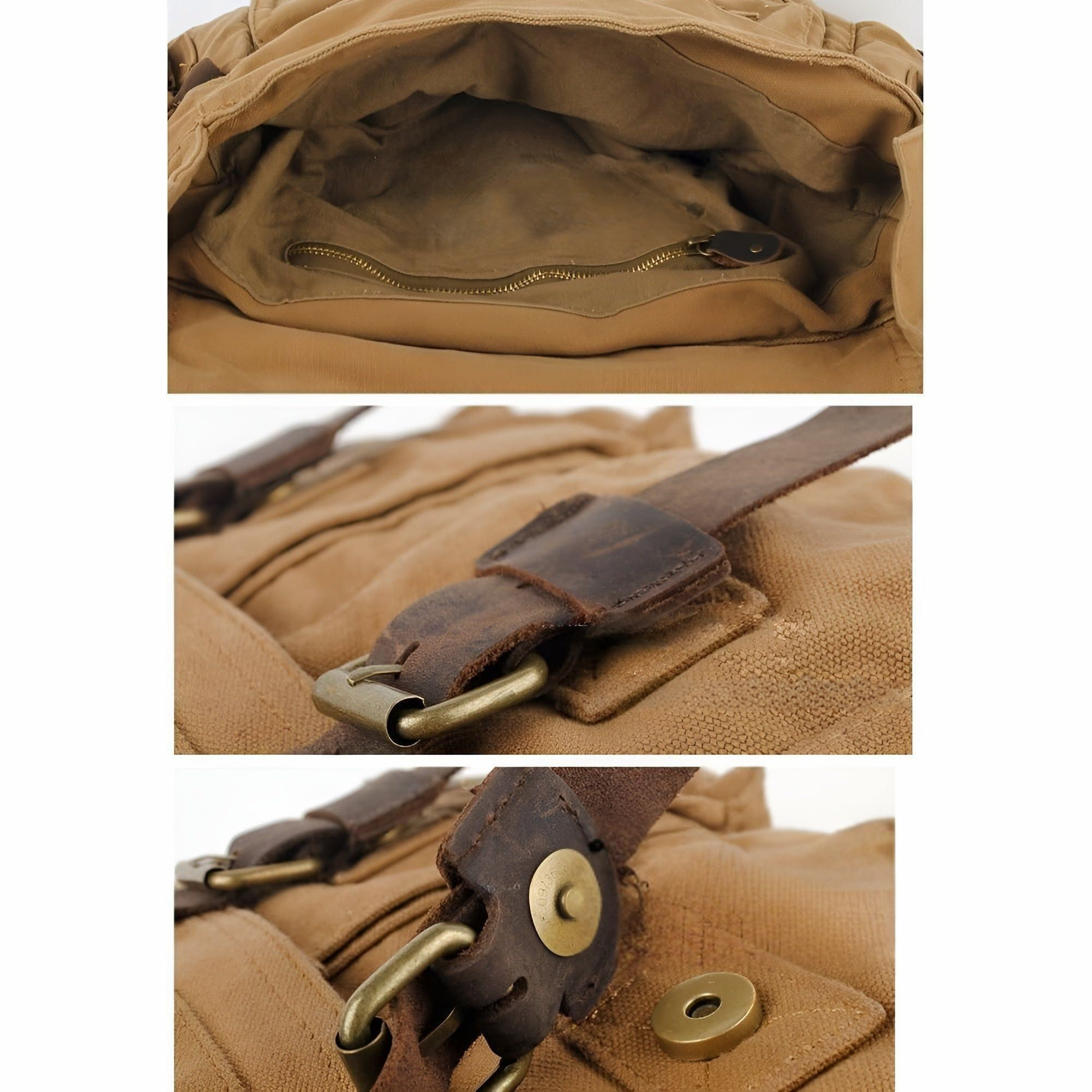 Umhängetasche Herren – Vintage Baumwoll-Canvas | Robust & Alltagstauglich