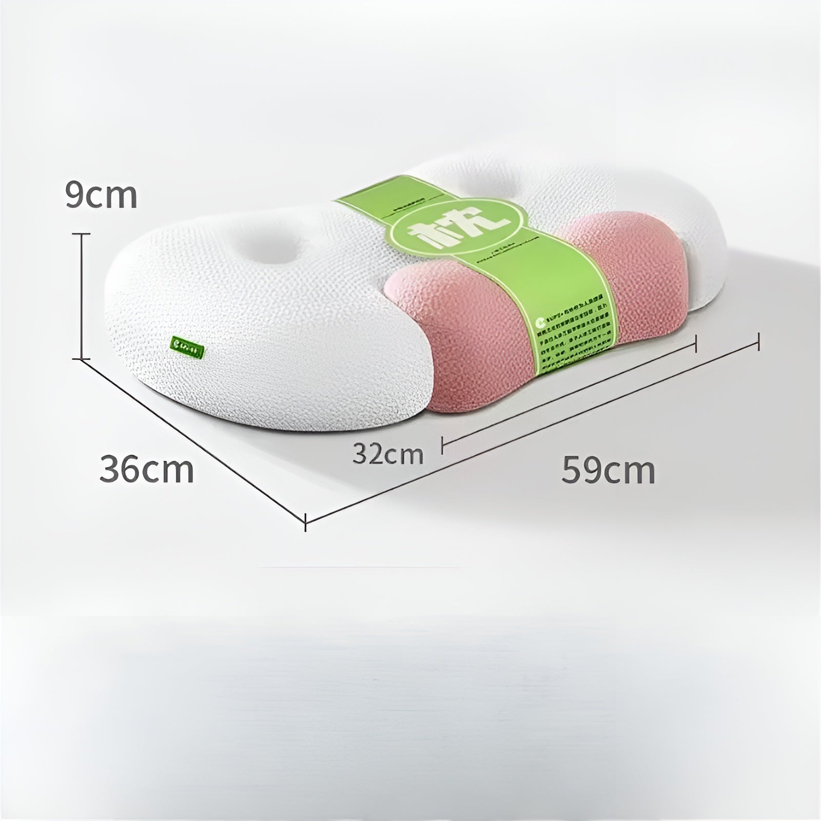 Nackenkissen aus Memory-Schaumstoff – Ergonomisches orthopädisches Konturstützkissen Bettkissen zur Linderung von Nackenschmerzen