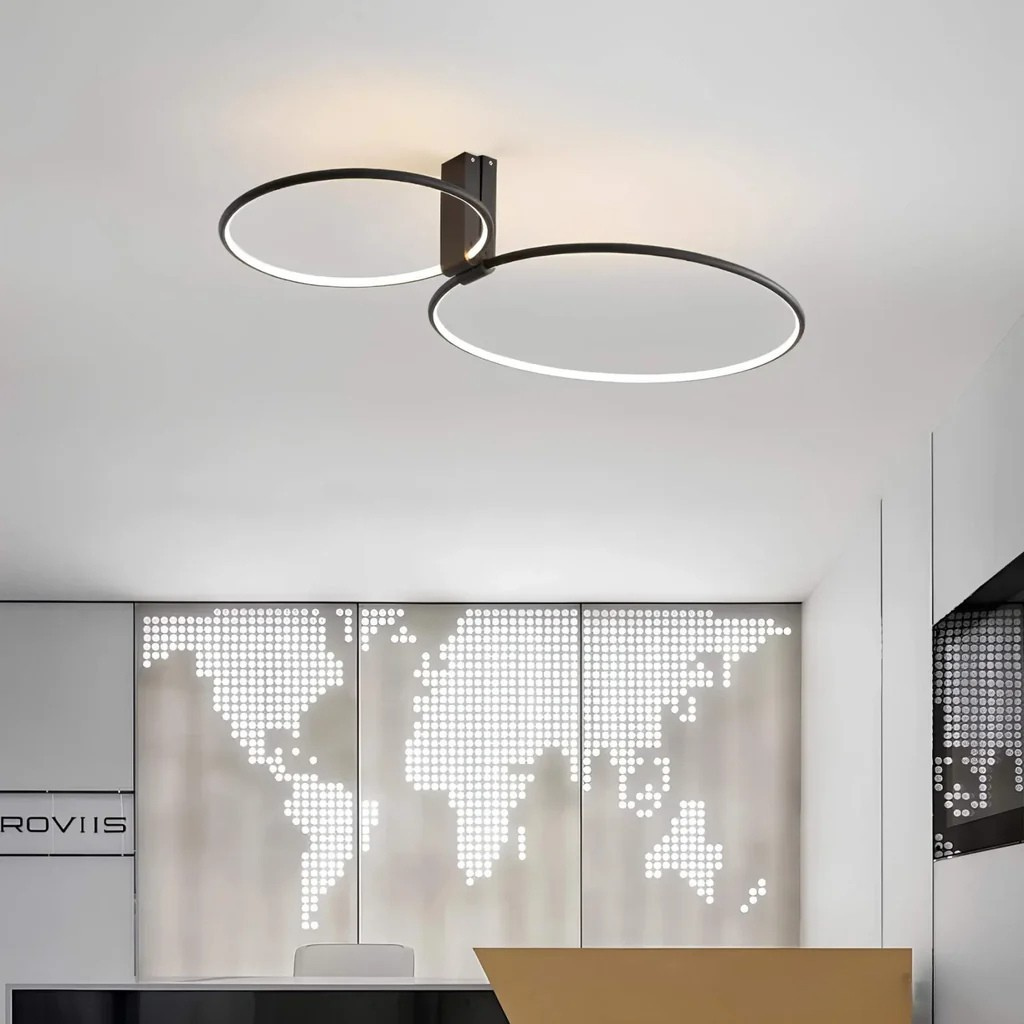 Moderne LED-Deckenleuchte  – Stilvolle & Energiesparende Beleuchtung | Ideal für Wohn- und Essbereich