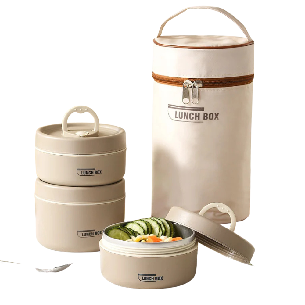Thermisch isolierte Lunchbox – Wasserdicht und Auslaufsicher | Hält Speisen Stundenlang Frisch und Warm