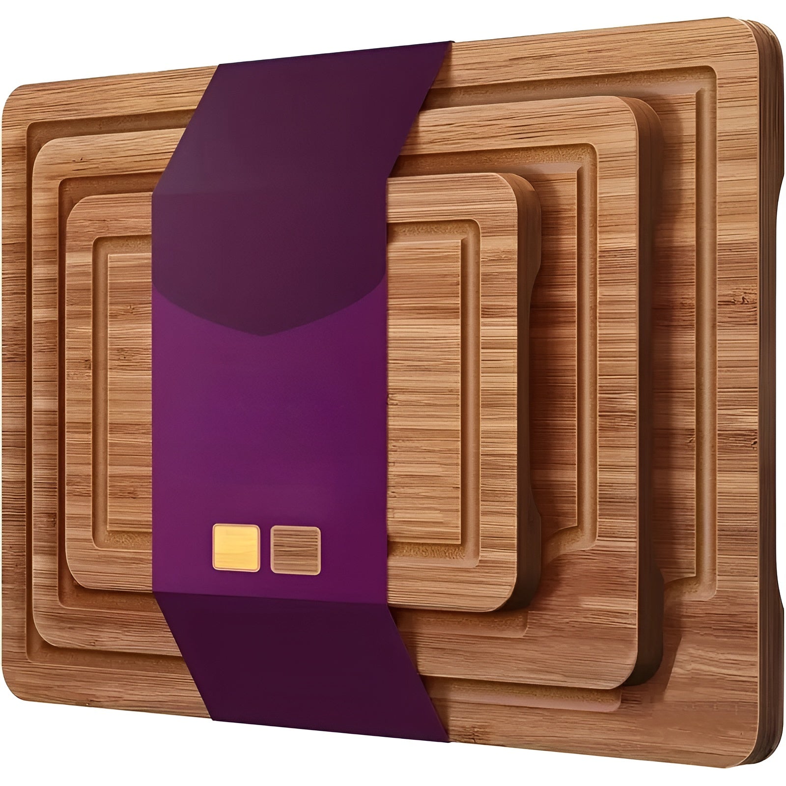 Schneidebrett-Set aus Bambus – Robust und Vielseitig | Perfekt für Fleisch, Gemüse & Obst